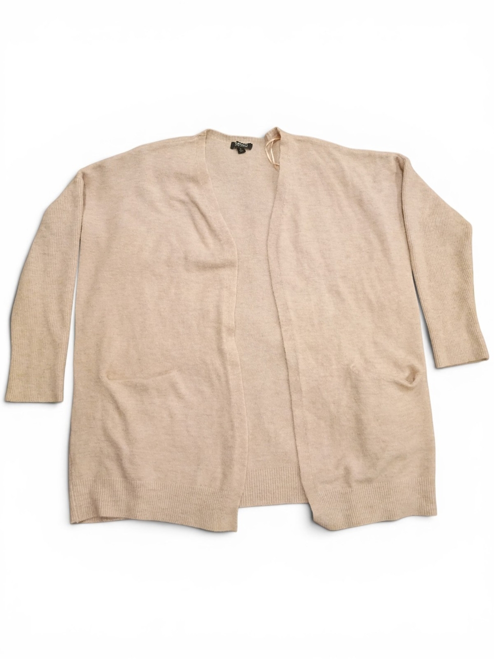 Buffalo David Bitton Women's Open-Front Cardigan in Light Peach - XL